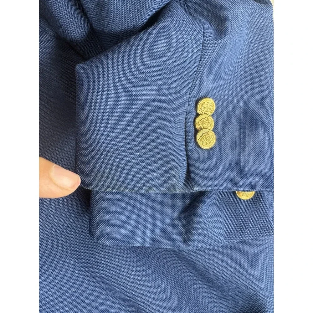 Palm‎ Beach x Eagleton's Vintage Summer Blazer Men's 32L Cotton/Linen Blue USA